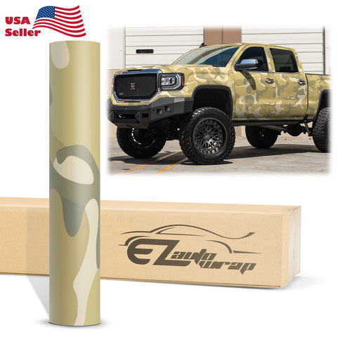 Camouflage Desert Vinyl Wrap