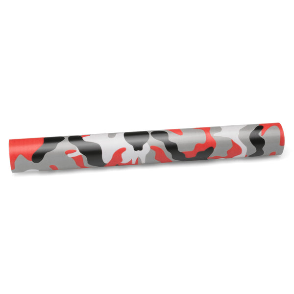 Camouflage Red Black White Gray Vinyl Wrap