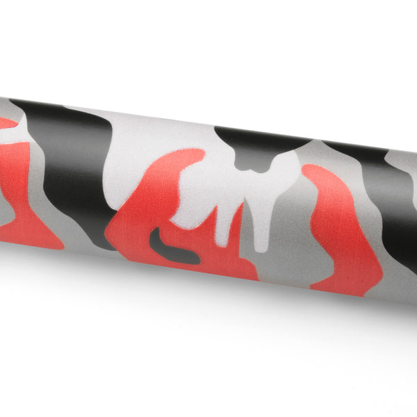 Camouflage Red Black White Gray Vinyl Wrap