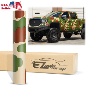 Camouflage Woodland Vinyl Wrap