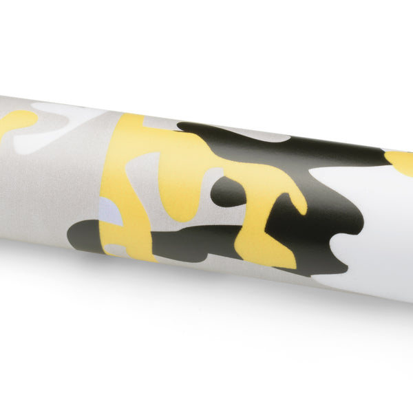 Camouflage Yellow Black White Gray Vinyl Wrap
