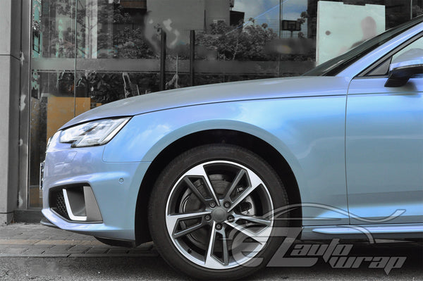 Space Candy Gloss Gray Blue Color Shift Vinyl Wrap