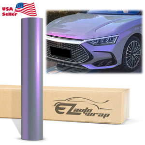 Space Candy Gloss Gray Purple Color Shift Vinyl Wrap