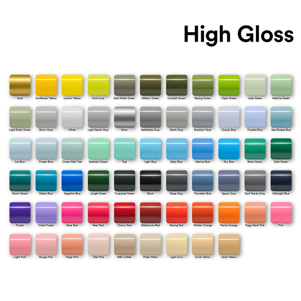 High Gloss Rose Red Vinyl Wrap