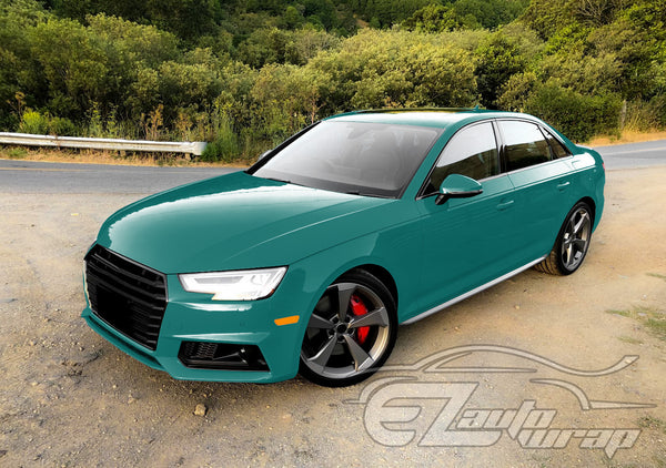 High Gloss Storm Green Vinyl Wrap