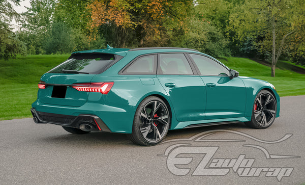 High Gloss Storm Green Vinyl Wrap