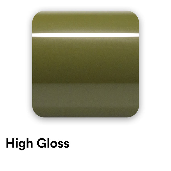 High Gloss Military Green Vinyl Wrap