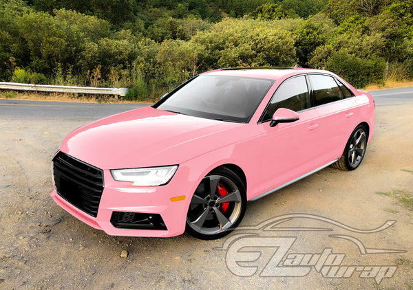 High Gloss Light Pink Vinyl Wrap