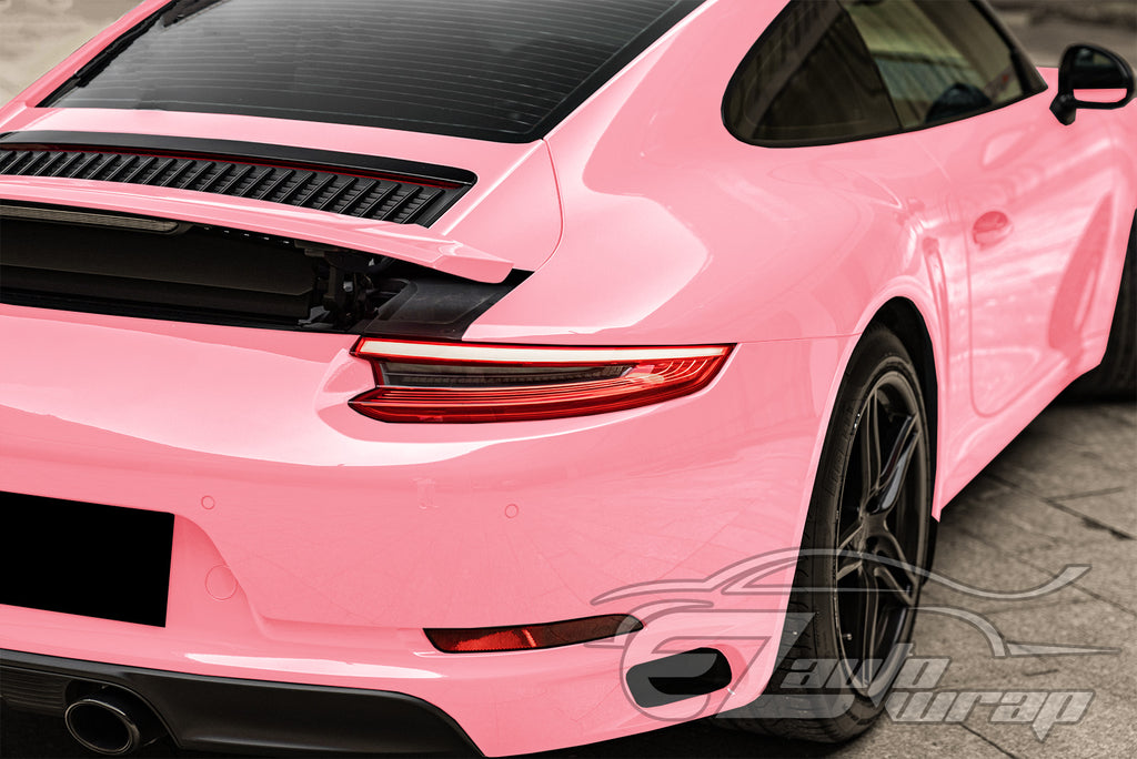 High Glossy Baby Pink Vinyl Wrap