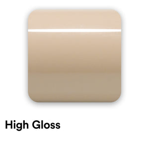 High Gloss Milk Coffee Vinyl Wrap