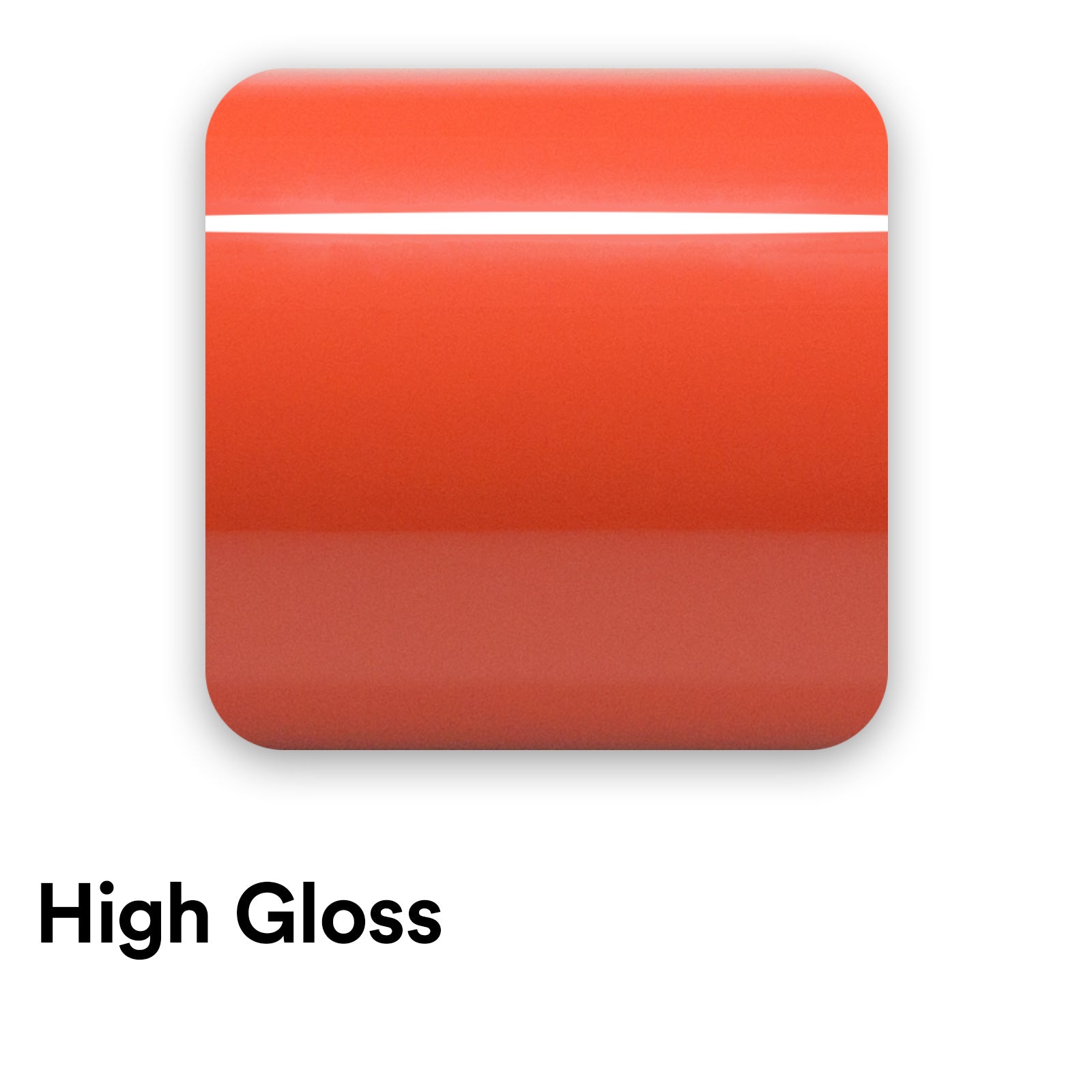 High Gloss Molten Orange Vinyl Wrap