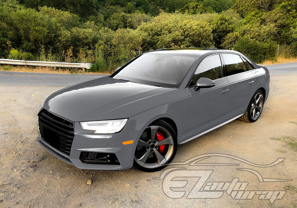 High Gloss Dark Nardo Gray Vinyl Wrap