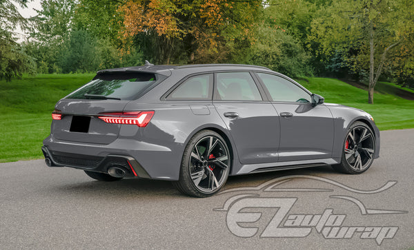 High Gloss Dark Nardo Gray Vinyl Wrap
