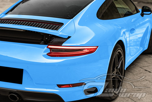 High Gloss Sky Blue Vinyl Wrap