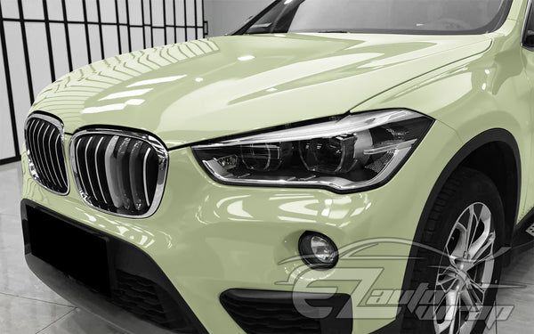 High Gloss Light Khaki Green Vinyl Wrap