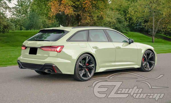 High Gloss Light Khaki Green Vinyl Wrap