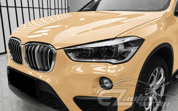 High Gloss Sand Yellow Vinyl Wrap
