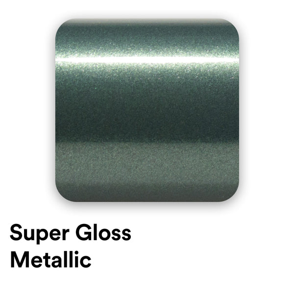 Super Gloss Metallic Fir Green Vinyl Wrap