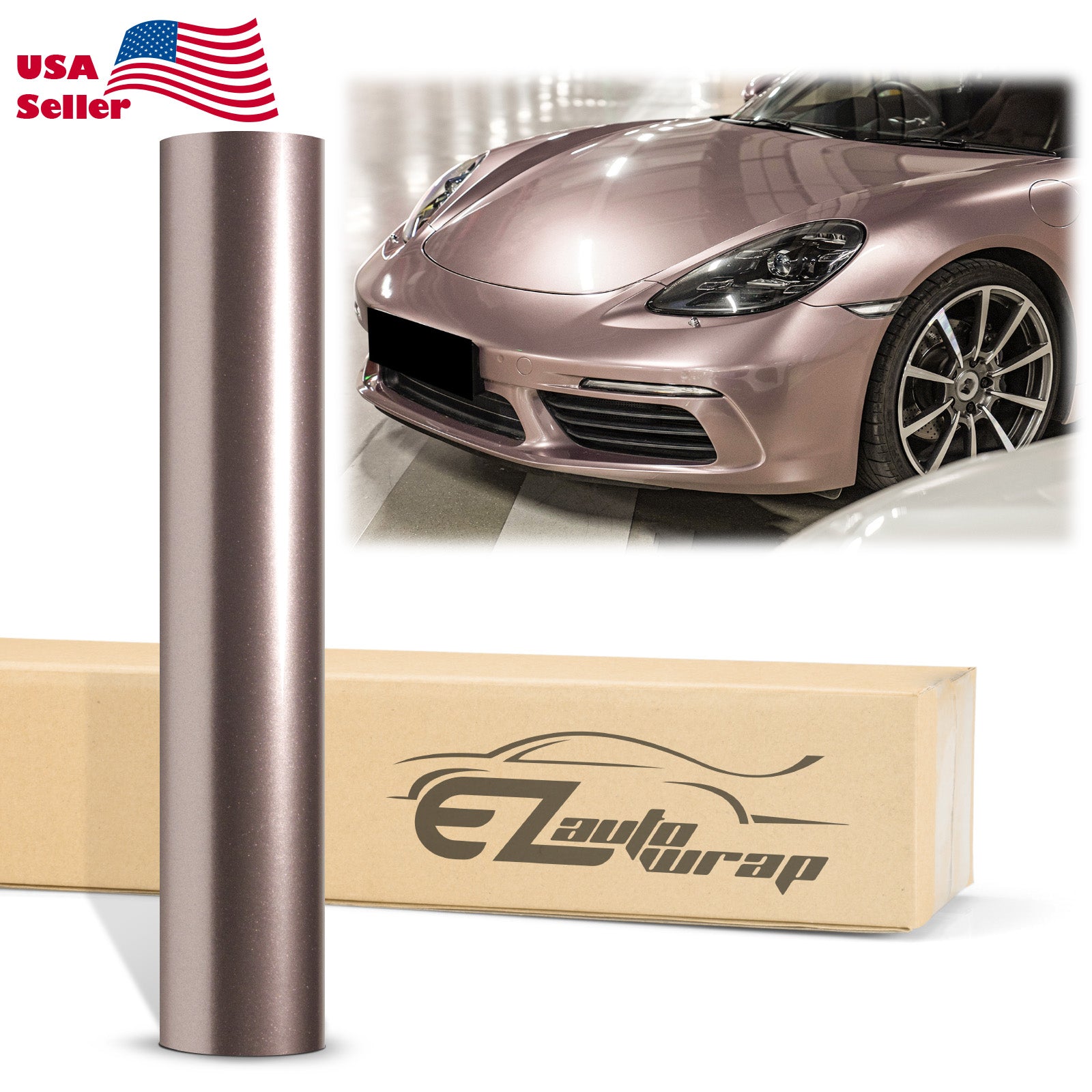 Super Gloss Metallic Frozzen Berry Vinyl Wrap