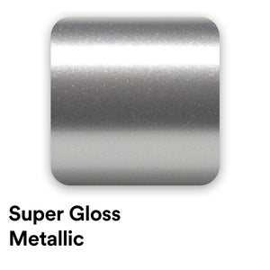 Super Gloss Metallic GT Silver Vinyl Wrap