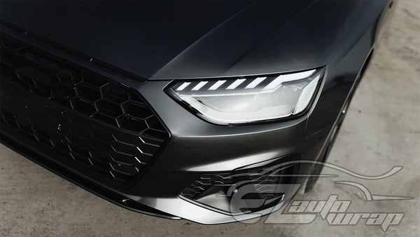 Super Gloss Metallic Charcoal Gray Vinyl Wrap