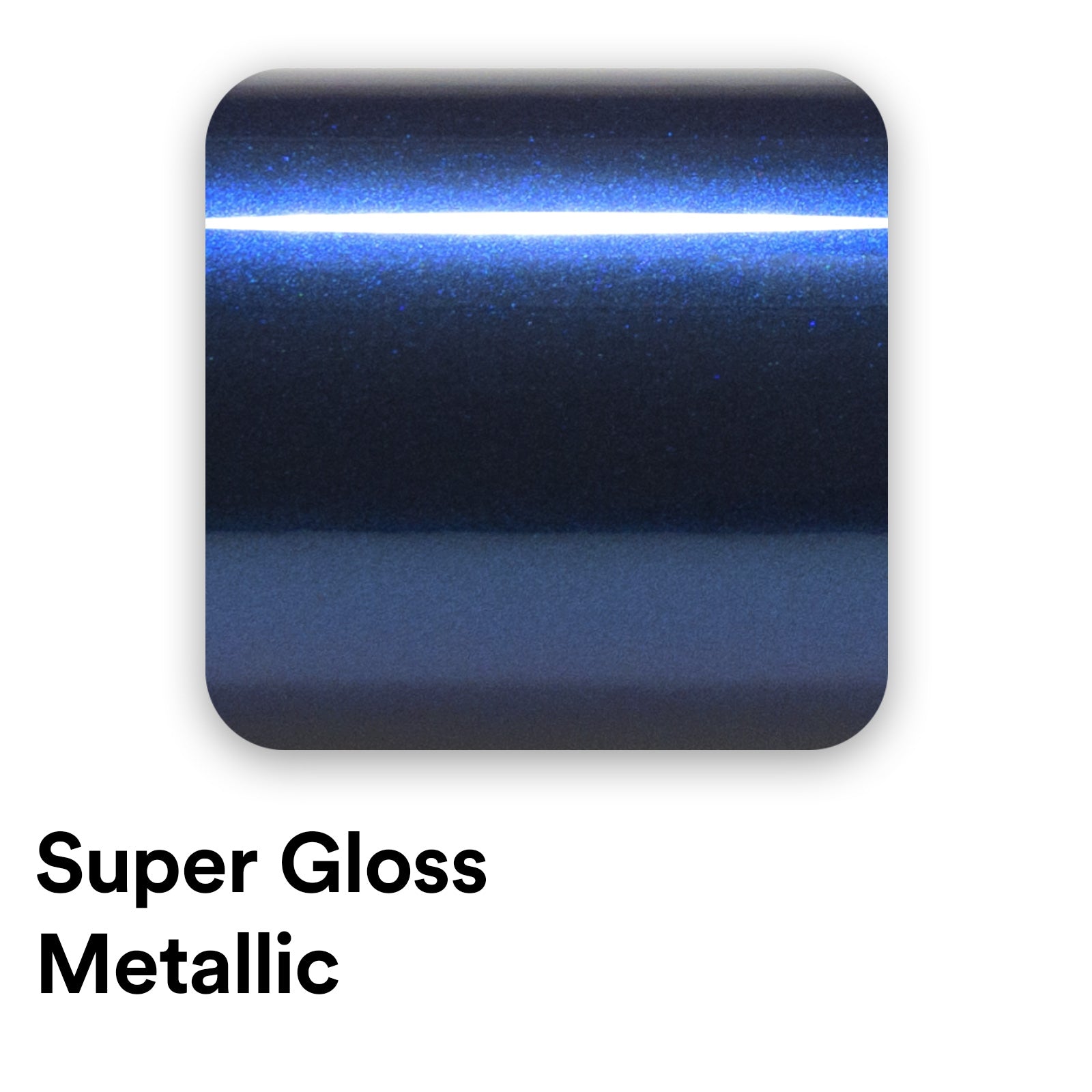 Super Gloss Metallic Shadow Blue Vinyl Wrap
