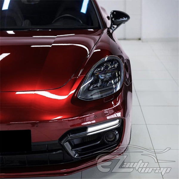 Super Gloss Metallic Cherry Red Vinyl Wrap