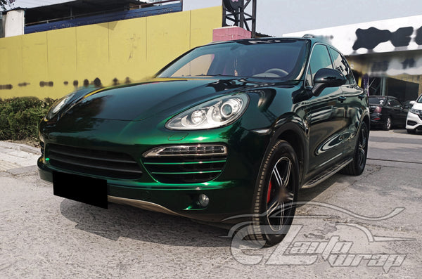 Super Gloss Metallic Agate Green Vinyl Wrap