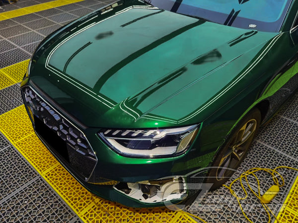 Super Gloss Metallic Agate Green Vinyl Wrap