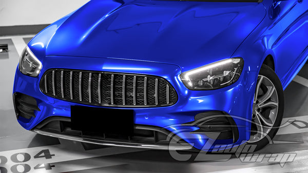 Super Gloss Metallic Intense Blue Vinyl Wrap