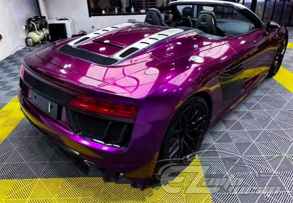 Super Gloss Metallic Magenta Purple Vinyl Wrap