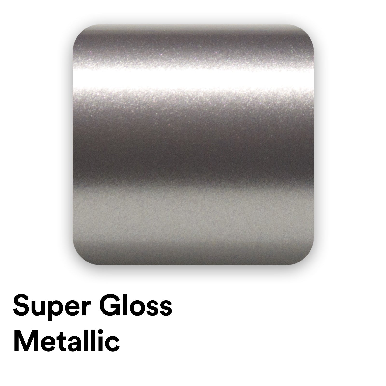 Super Gloss Metallic Battle Gray Vinyl Wrap