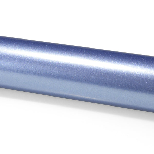 Super Gloss Metallic Frosted Blue Vinyl Wrap