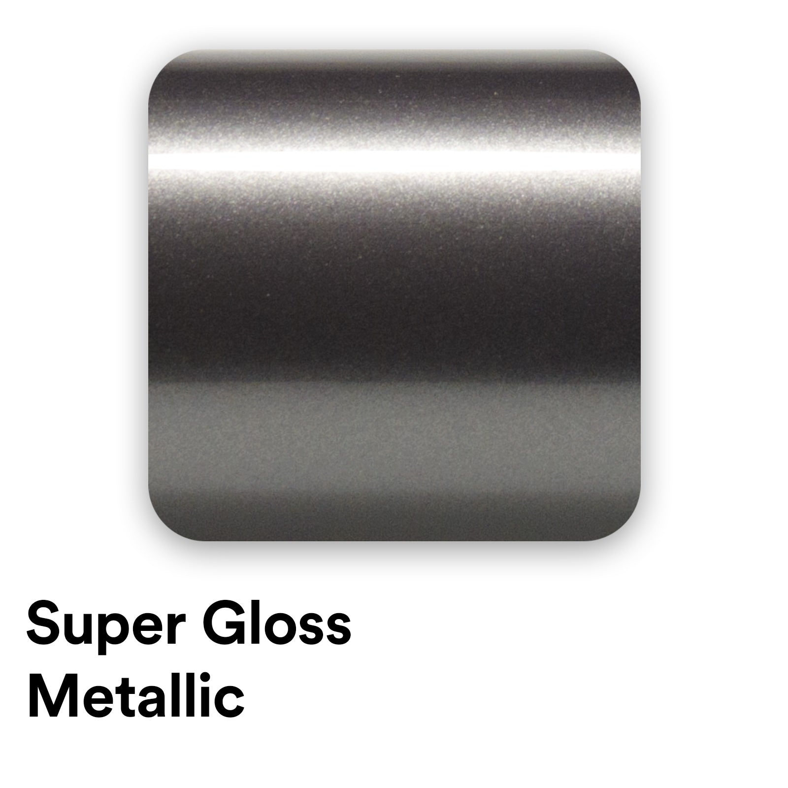 Super Gloss Metallic Ash Gray Vinyl Wrap