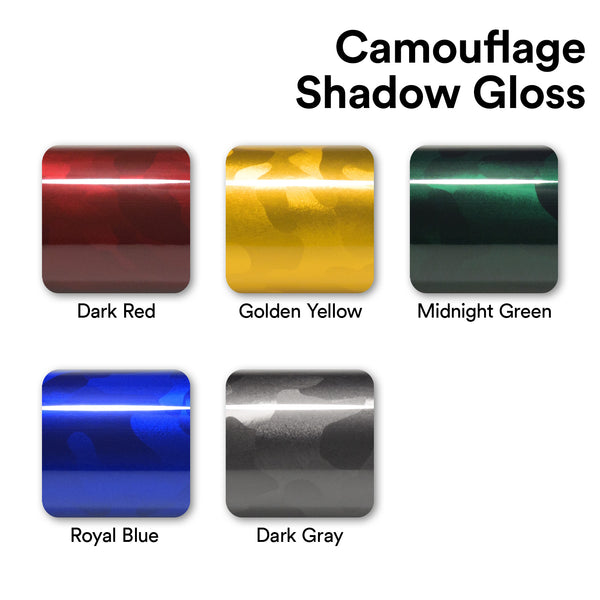 Shadow Gloss Dark Red Camouflage Vinyl Wrap