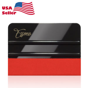 ESSMO Vinyl Wrap Squeegee – Felt Edge Tool for Car Wrap, Window Tint & Decal Application – Professional Scratch-Free Applicator