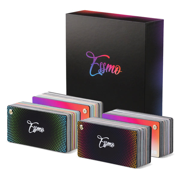 ESSMO Swatch PET Backing Super Gloss Metallic PET Deck Book Auto Wrap Vinyl Wrapping Film