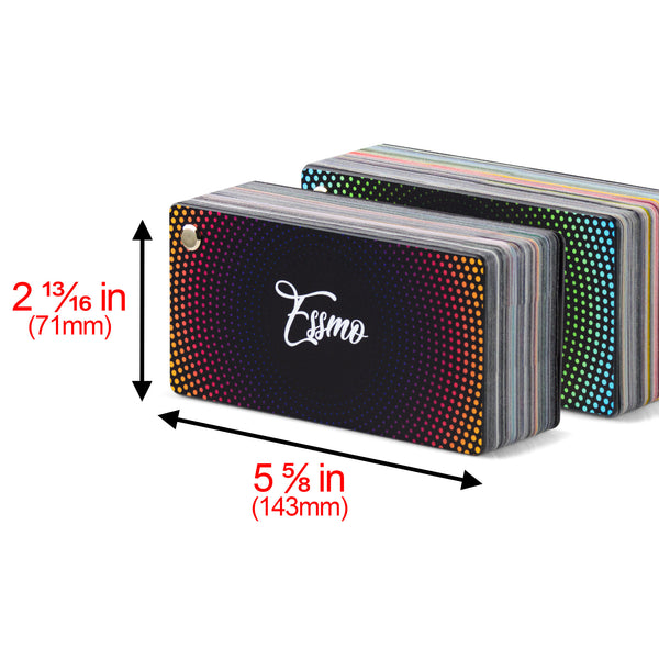 ESSMO Swatch PET Backing Super Gloss Metallic PET Deck Book Auto Wrap Vinyl Wrapping Film