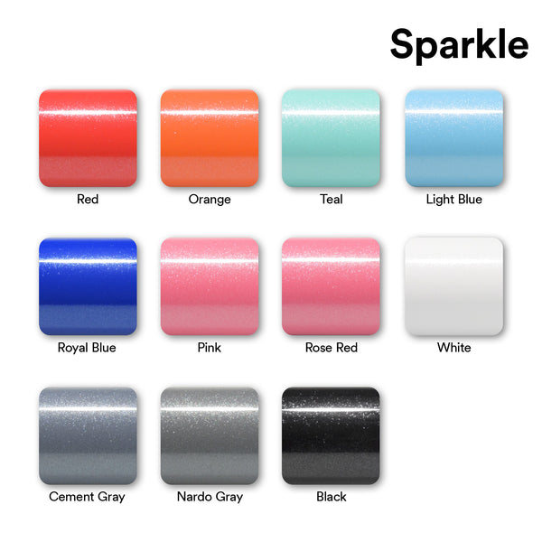 Sparkle Cement Gray Vinyl Wrap