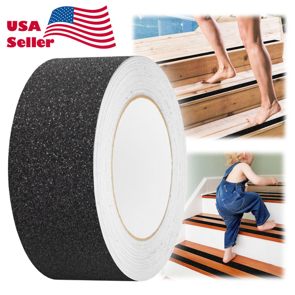Anti Slip Traction Tape Safety Strips Sticker Adhesive (2" / 4" width)