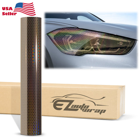 Tint Hex Holographic Medium Taillight Headlight Tint Film