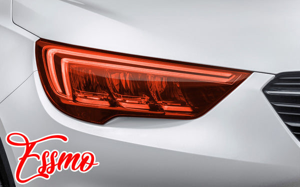 Tint TPU Gloss Red PPF Headlight Tint Film
