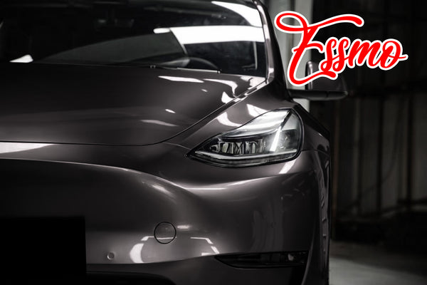 Liquid Metallic Gunmetal Gray Dry Apply PPF TPU Paint Protection Film