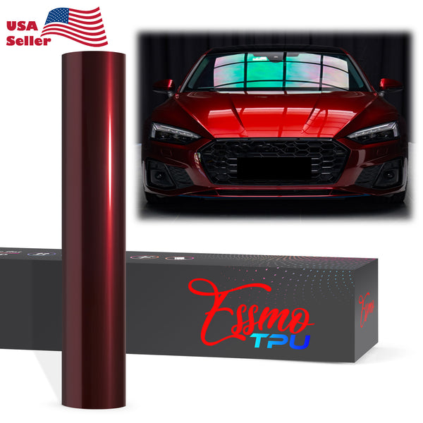 Liquid Metallic Dragon Blood Red Dry Apply PPF TPU Paint Protection Film