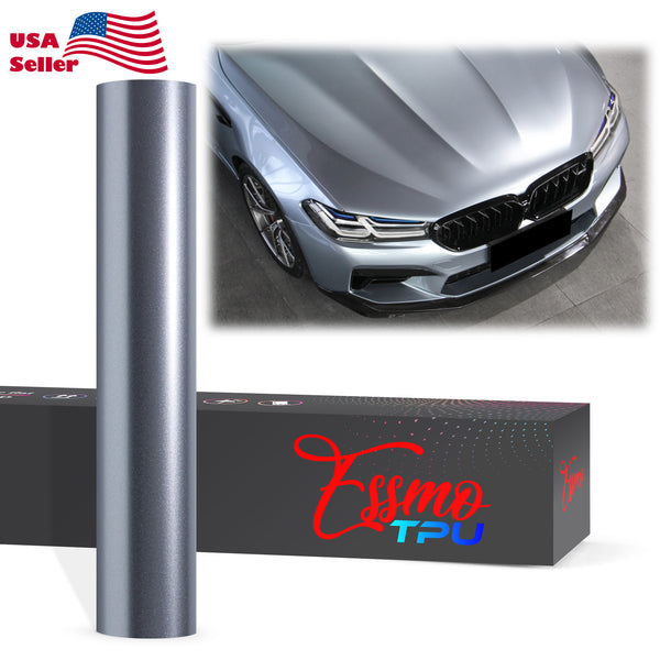 Gloss Metallic GT Silver Dry Apply PPF TPU Paint Protection Film