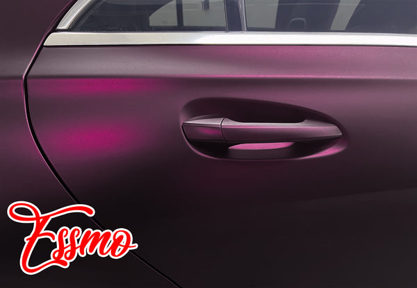 Matte Metallic Blackish Purple Dry Apply PPF TPU Paint Protection Film