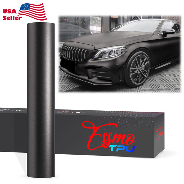 Matte Metallic Gunmetal Gray Dry Apply PPF TPU Paint Protection Film
