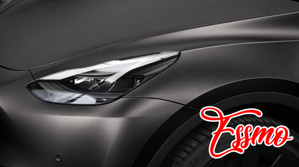 Matte Metallic Gunmetal Gray Dry Apply PPF TPU Paint Protection Film