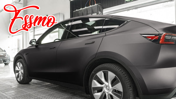 Matte Metallic Gunmetal Gray Dry Apply PPF TPU Paint Protection Film