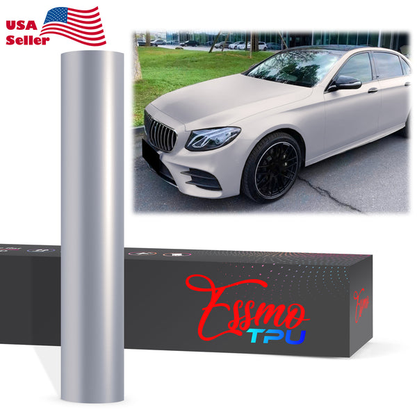 Matte Silver Mercury Dry Apply PPF TPU Paint Protection Film
